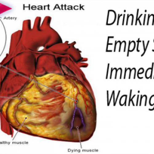 Drink onmiddelijk water na het wakker worden op een lege maag