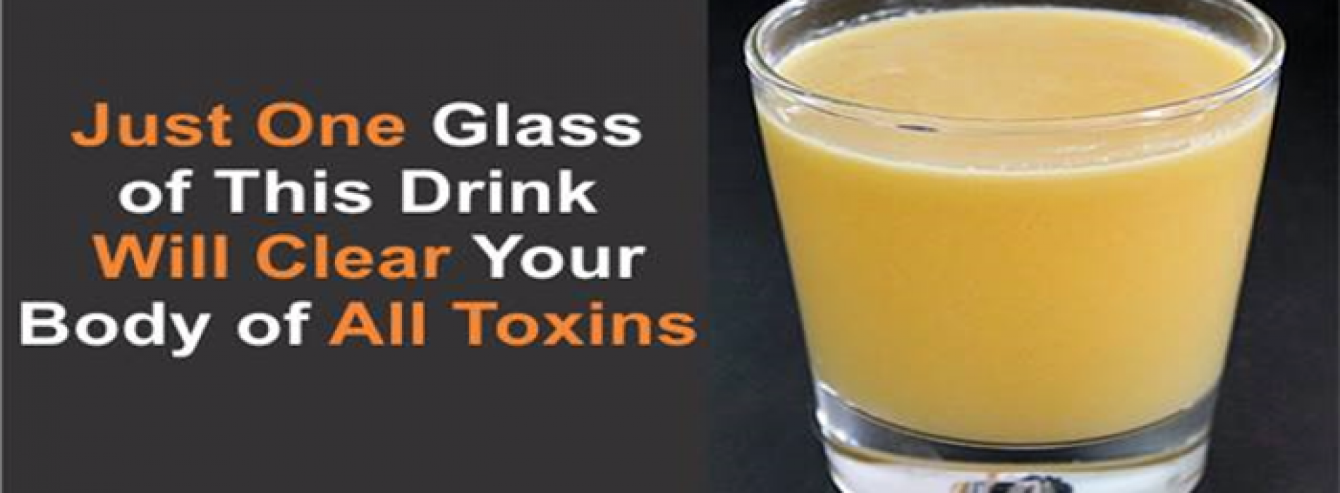 Slechts één glas van dit drankje zal alle giftige stoffen in uw lichaam verwijderen