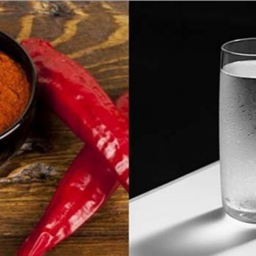 Doe wat Cayenne peper in een glas met water en drink het op, in 10 Seconde gebeurt er een wonder!
